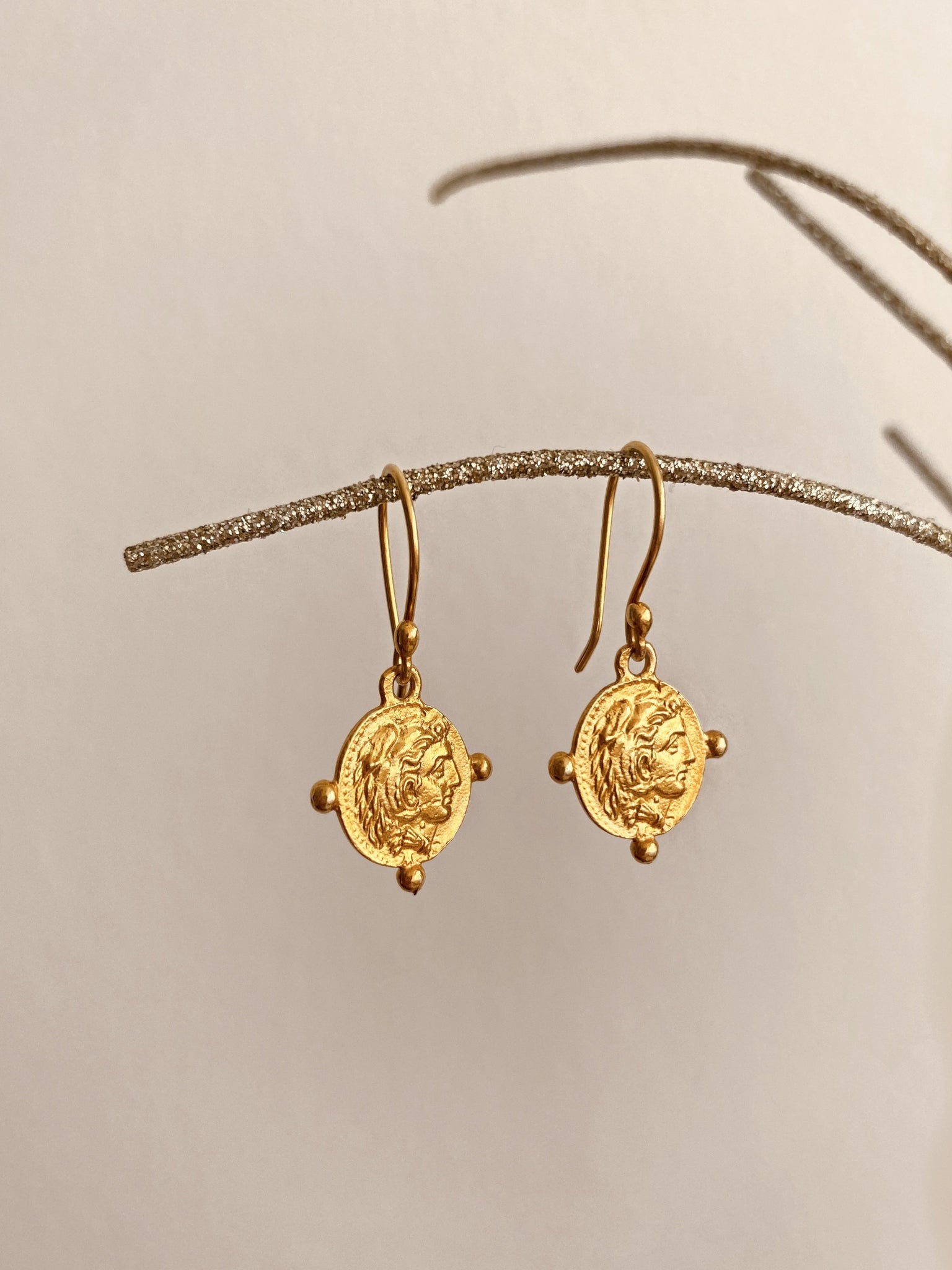 22K Gold Vintage Earrings